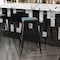 Flash Furniture 4PK Teal-Blue Poly Resin Seats for Stools & Chairs, 4PK 4-JJ-SEA-PL02-CB-GG - alternate 3